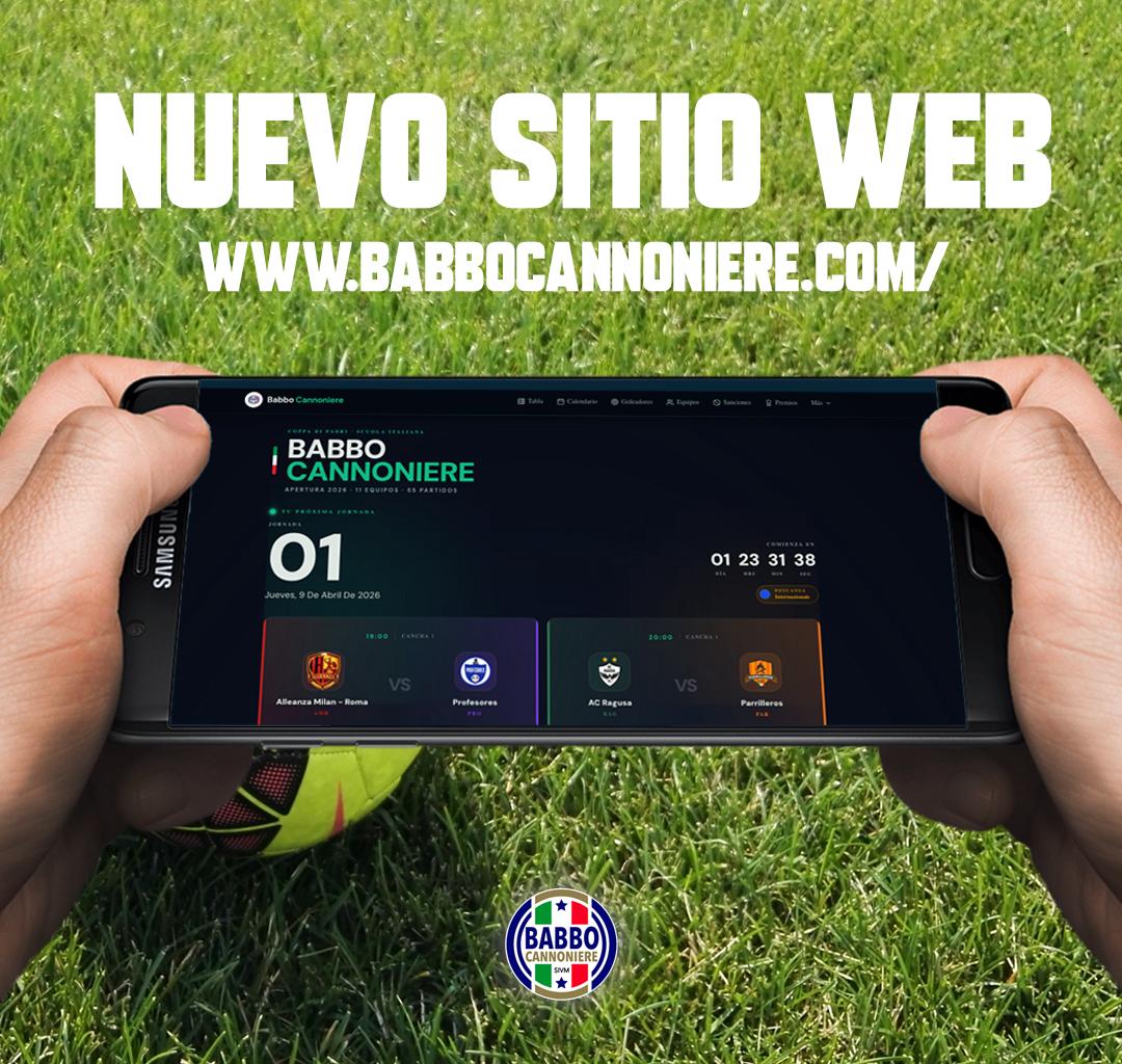 Babbo Cannoniere estrena sitio web