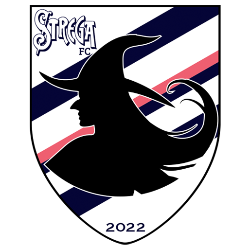 Logo del Strega FC, siempre al ataque