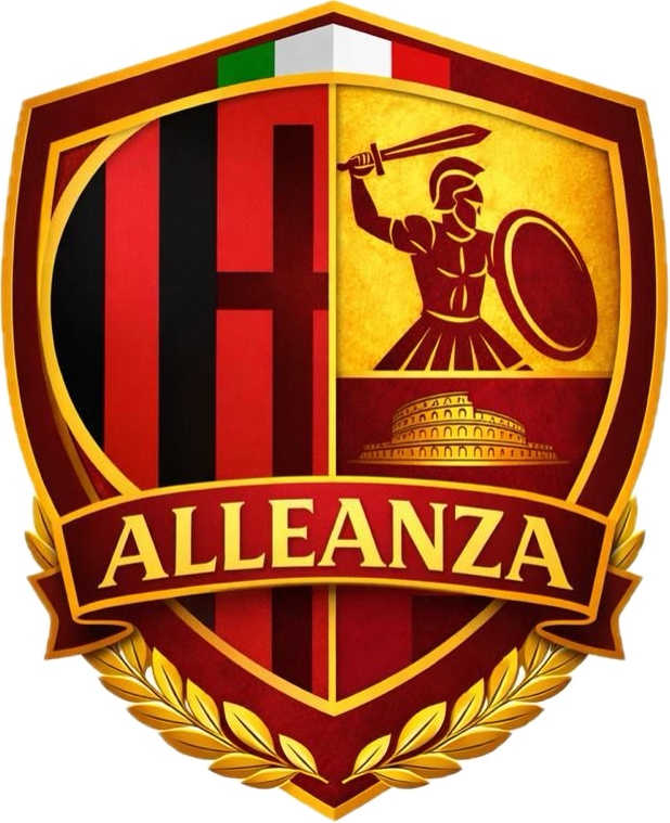 Logo del Alleanza Milan - Roma — el equipo que no se rinde